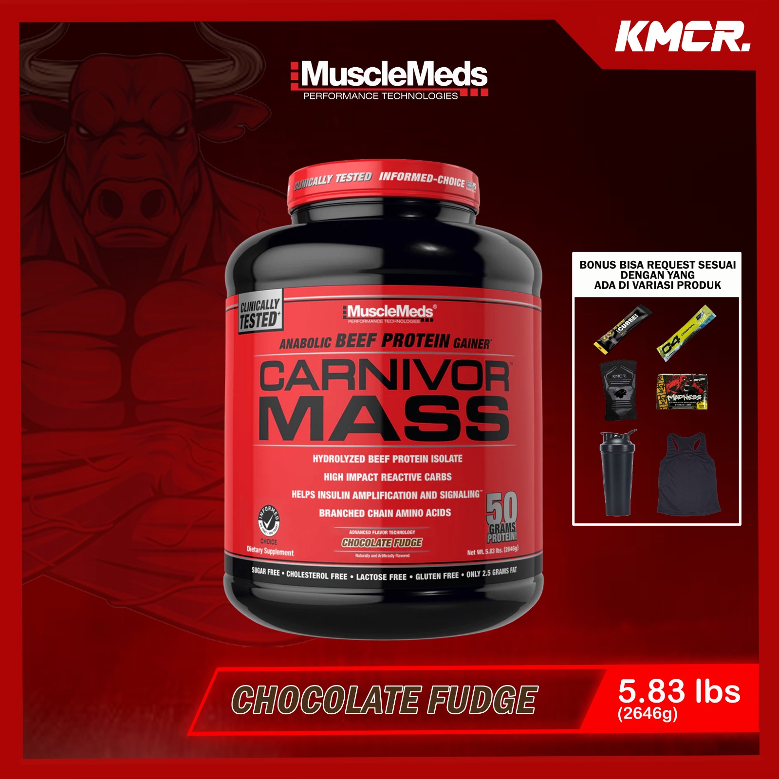 Carnivor Mass 6 Lbs By Musclemeds KMCR Carnivor Mass 6 Lbs By Musclemeds KMCR
