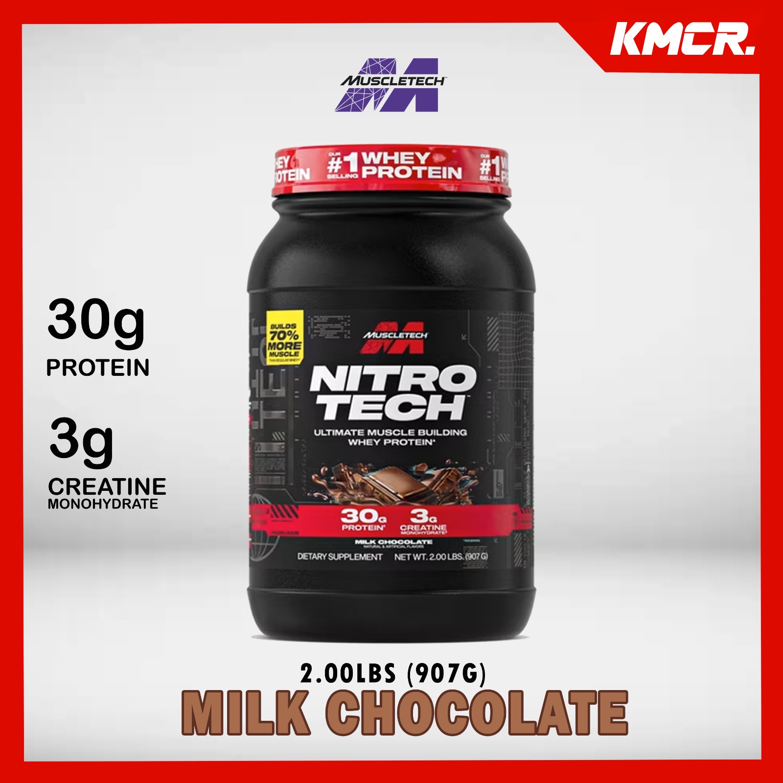 Nitrotech Whey Protein 2 Lb 900gr
