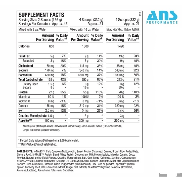 N-Mass 15Lbs 6.8kg Ans Performance - Image 2