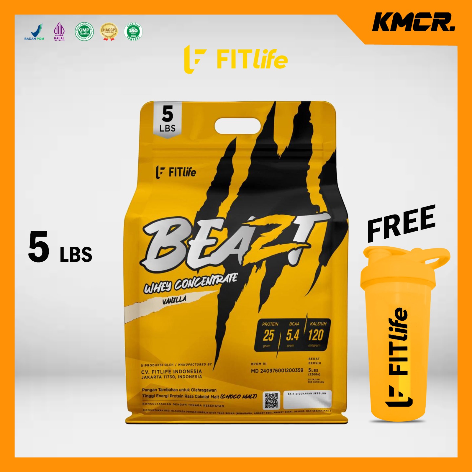 FitLife Beazt Whey 5 Lb 2250gr