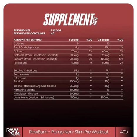 Raw Pre-Workout Cbum 468 gr - Image 2